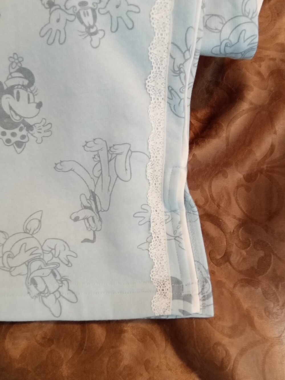 #043 Disney Light Blue Mickey & Friends Pants - Picture 4 of 4
